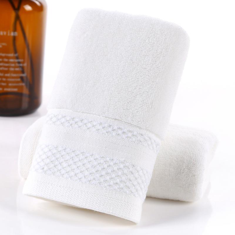 

Комплект из 2 шт., белые плотные банные полотенца из 100% хлопка, мягкие и хорошо впитывающие, для душа, 100% хлопка, многоцветные, 74x34 см 34x74cm 2pcs