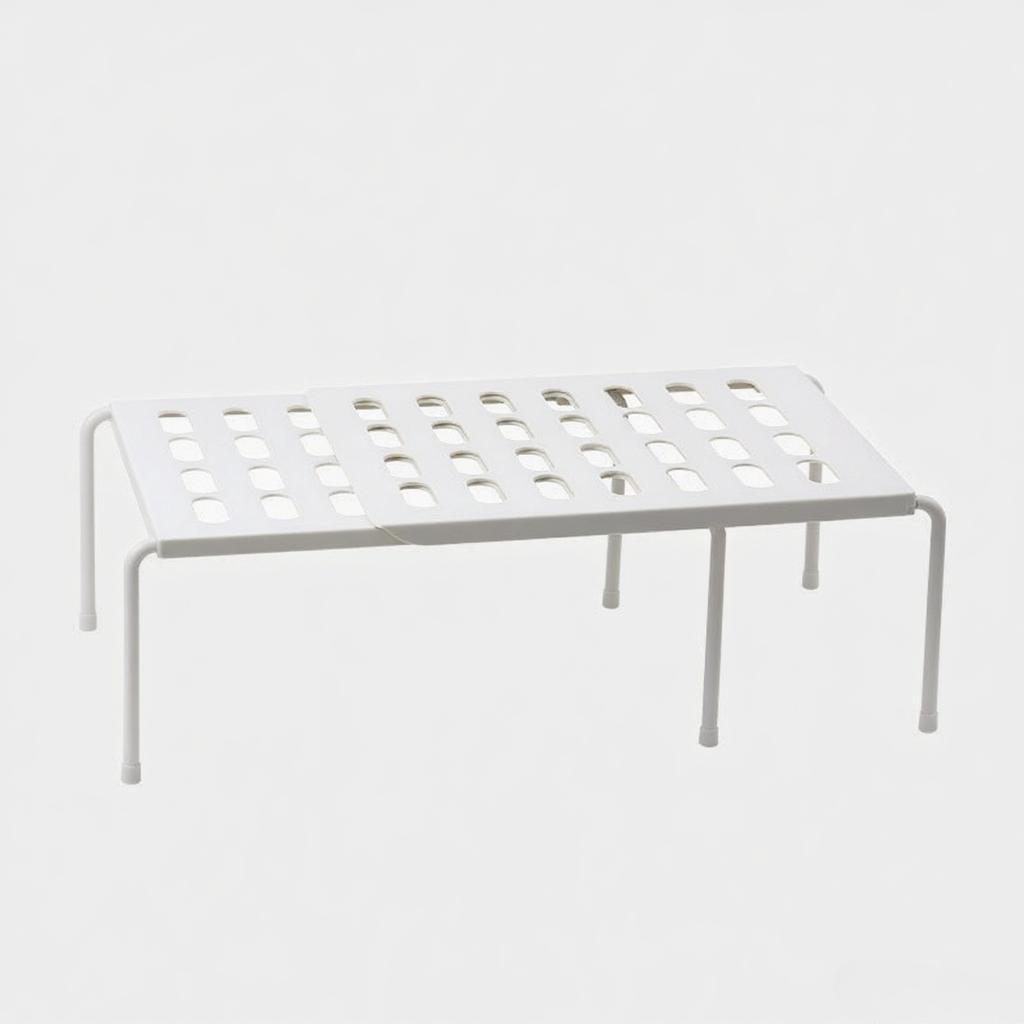 

Expandable Under Sink Organizer Kitchen Bathroom Storage Shelf Multi Layer Adjustable Floor Rack Collapsible Storage Cabinet білий