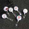 High Quality Badge Reel Clip for Nurse Doctor Student Anti-Lost Clip ID Card Badge Holder