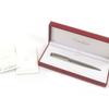 Excellent Cartier Ballpoint Pen Pasha De Cartier Platinum Finish Silver Used