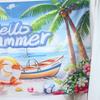 Lifebuoy Summer Pool Party Backdrop Tropical Theme Party Hanging Banner  Summer Holiday