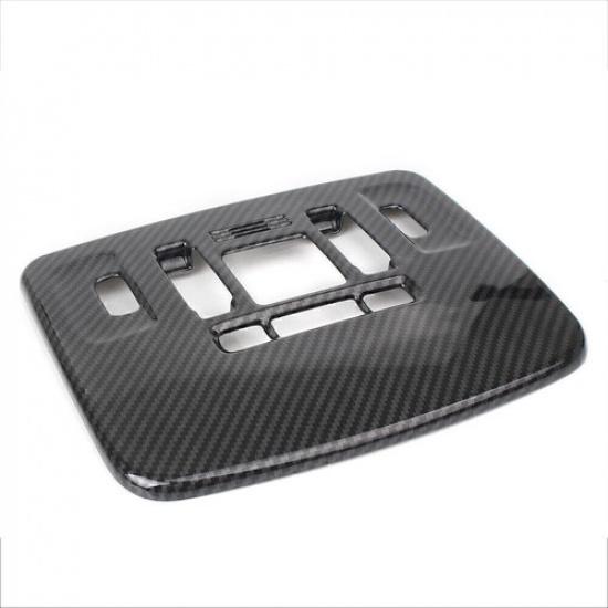 Car Front Reading Light Cover Trim for Toyota Camry 2018- Carbon Fiber Black