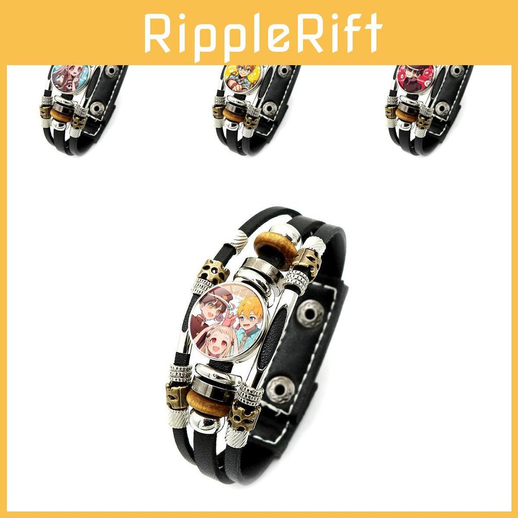 Trendy Vintage Punk Hanako-kun Anime Bracelet Multi-layer Glass Beaded Jewelry