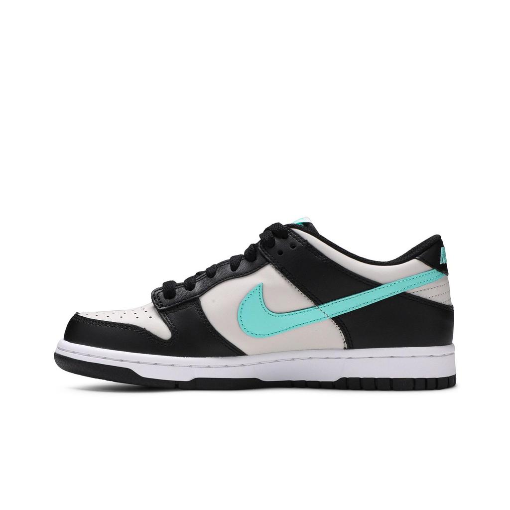 Nike Dunk Low Grade School 'Tiffany' (Unisex) Light Smoke Grey / Black / Tiffany Blue Kids' Skateboarding Shoes CW1590 003