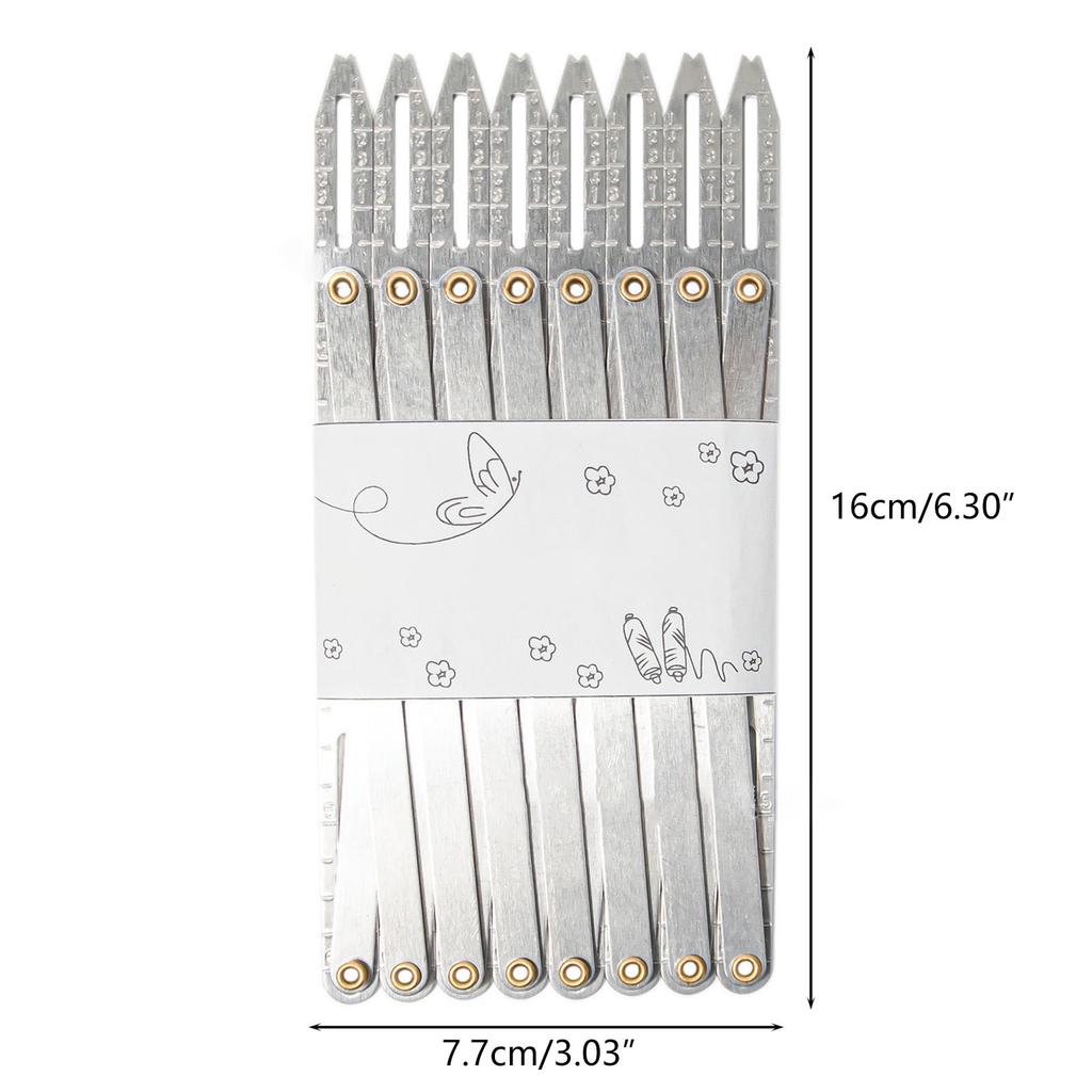 Expandable Sewing Gauge Expanding Sewing Gauge Button Guide Spacing Divider Device for Buttons Pleats & Crafts