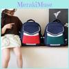 Cute Striped School Backpack For Boys And Girls With Durable Waterproof Oxford Fabric Design