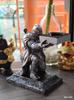 Black Warrior Charging Stand for Samsung, Apple, Huawei & Apple Watch