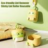 Lint Roller Reusable Washable Sticky Roller Eco-Friendly Pet Hair Remover Robot Design 2-in-1 Portable Lint Brush Quick Drying Travel Cleaner