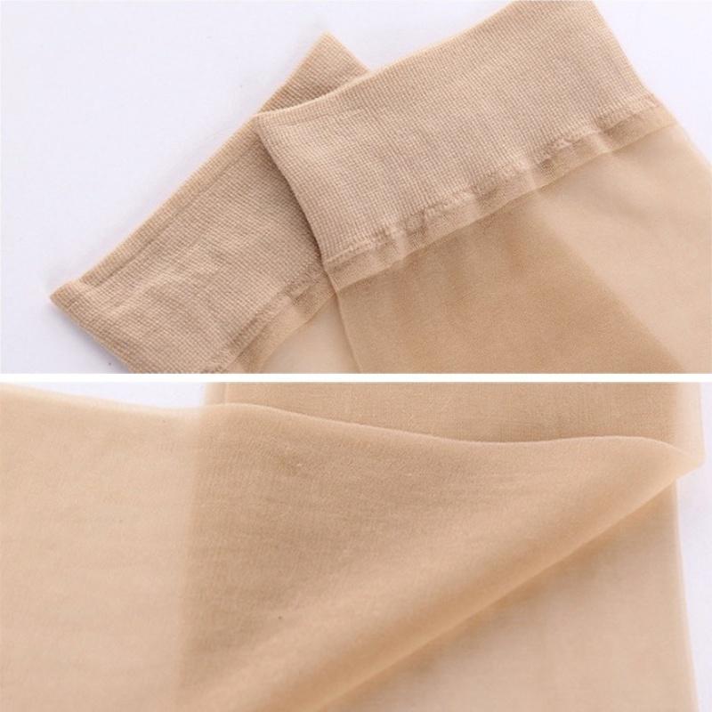 10 paia di calzini sexy elastici setosi trasparenti sottili calze corte calzini casual da donna tinta unita