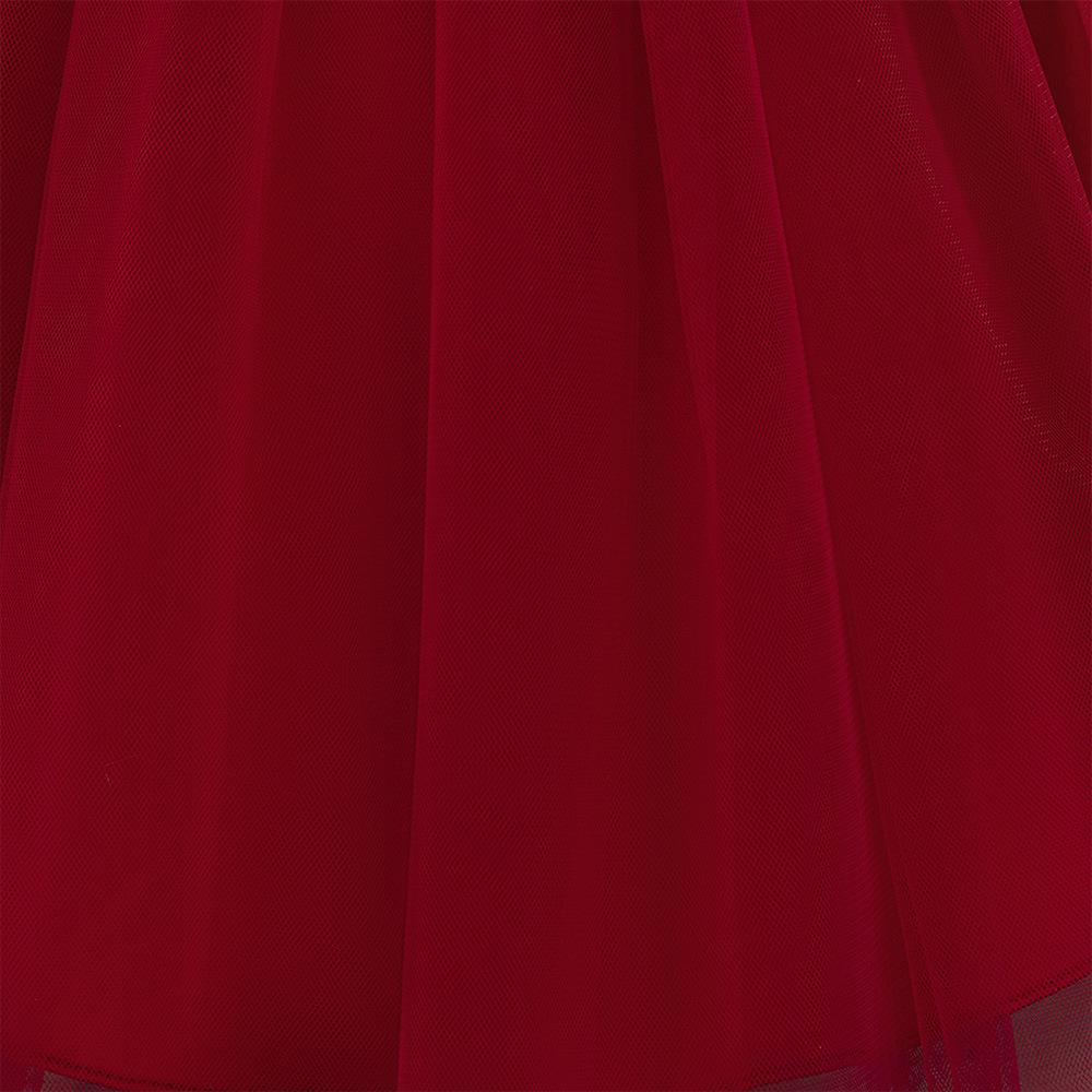 Girls' Sequin Princess Dress with Bow and Single Shoulder Strap - Puff Mesh Skirt for First Birthday