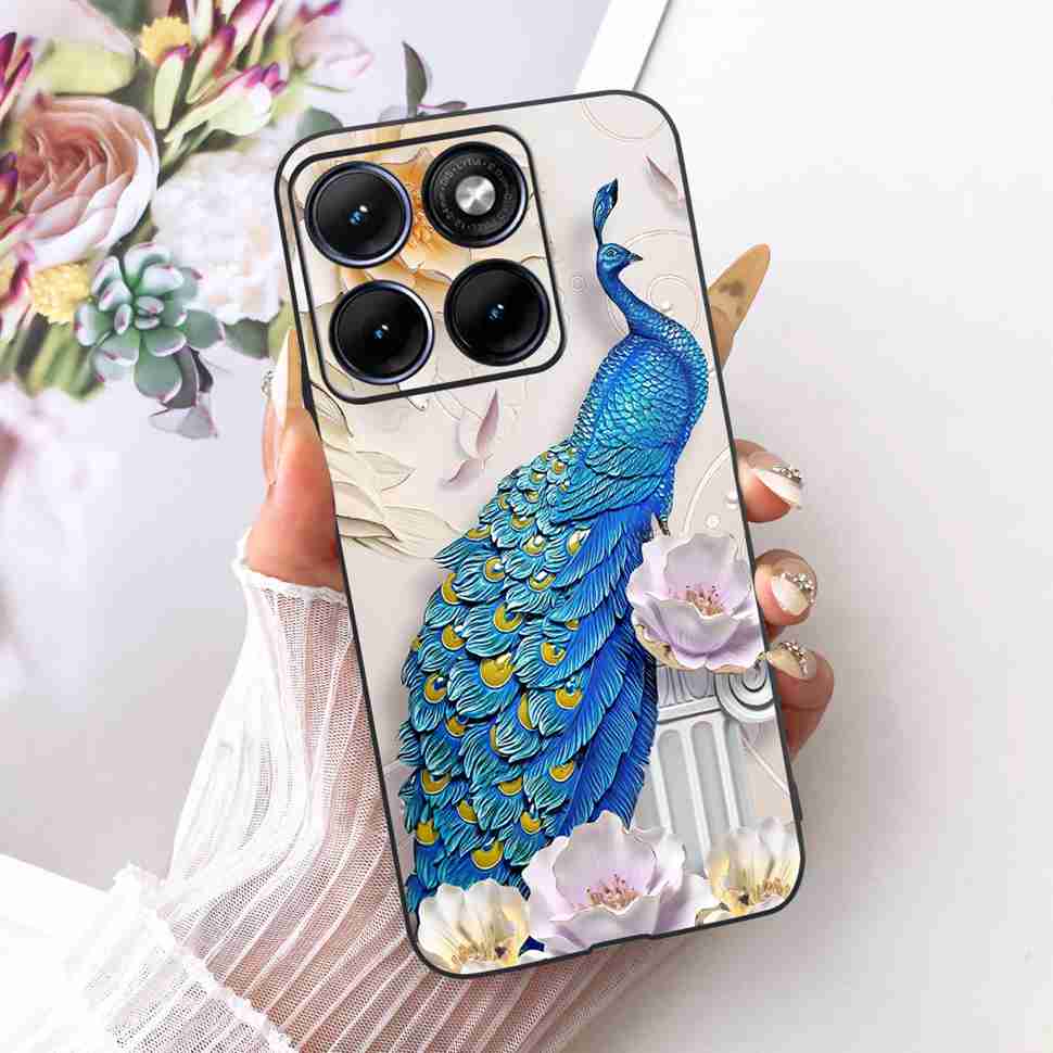 For Motorola Edge 70 Fusion 5G Case Cartoon Cat Panda TPU Black Cover For XT2605-1 XT2605-2 XT2605-4 Soft Silicone Phone Cases