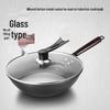 Hand-Forged Cast Iron Non-Stick Wok for Gas & Induction Stoves, Medium-High, No Coating