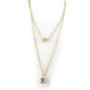 Les Trésors De Lily [N0795] - Collier sautoir 'Sissi' blanc doré