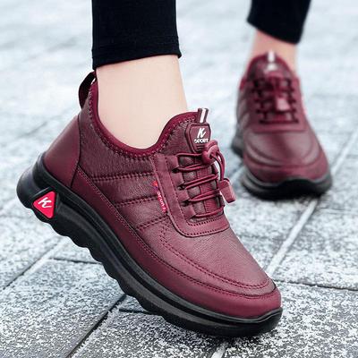 Nouvelles baskets en velours pour dames d'automne et d'hiver, chaussures chaudes et imperméables épaisses