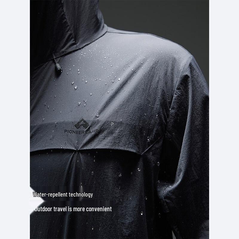 Pioneer Camp Men's Summer Outdoor Breathable Hooded Sun Protection Jacket