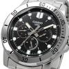 Casio Standard Quartz Watch Silver and Black Metal Overseas Model Men's MTP-VD300D-1E