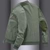Men's Trendy Corduroy Retro Baseball Jacket, Velvet Lined, Loose Fit, 2026 Autumn/Winter Workwear Style.