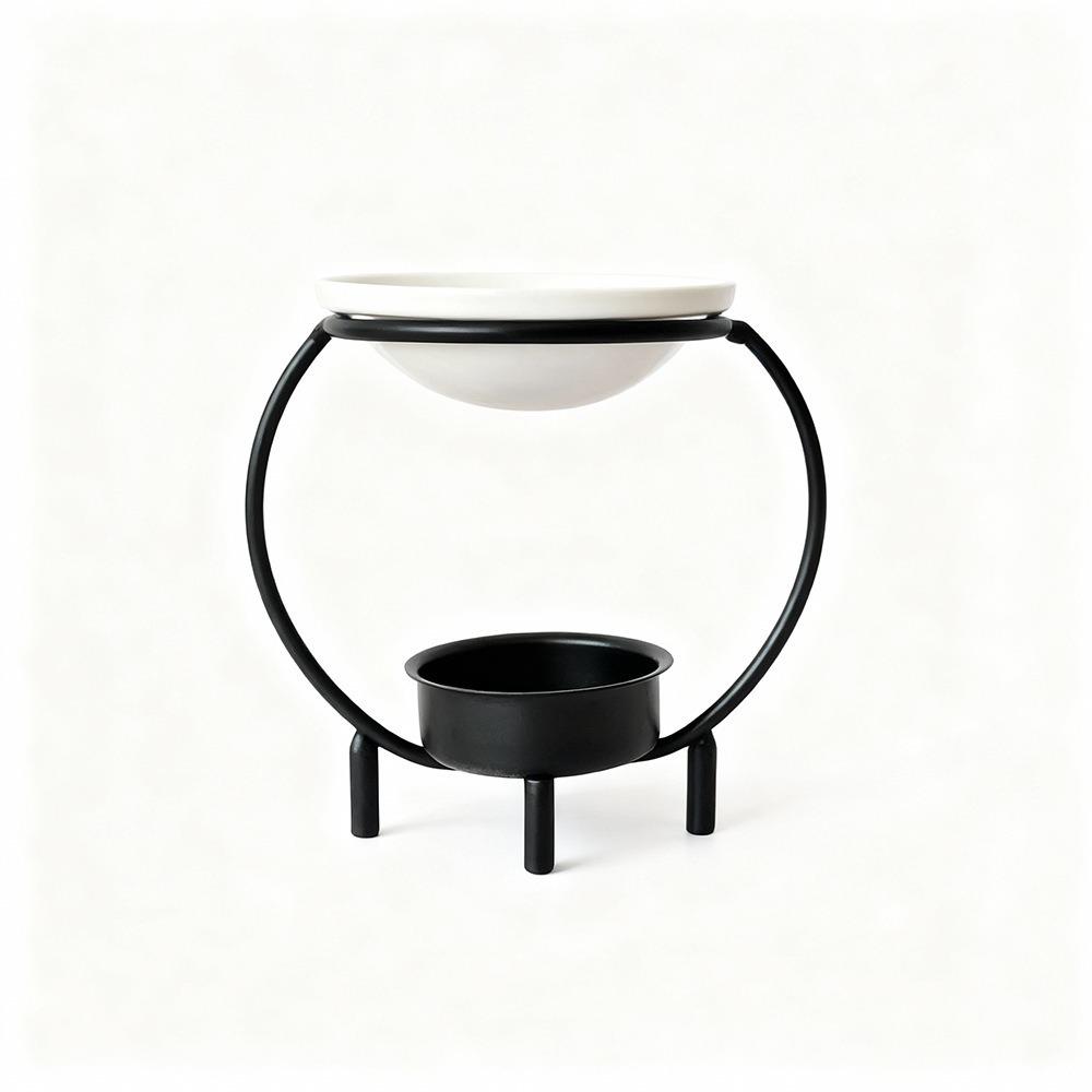 

Iron Aromatherapy Candle Holder Minimalist Aromatherapy Lamp Fragrance Burner Indoor Use
