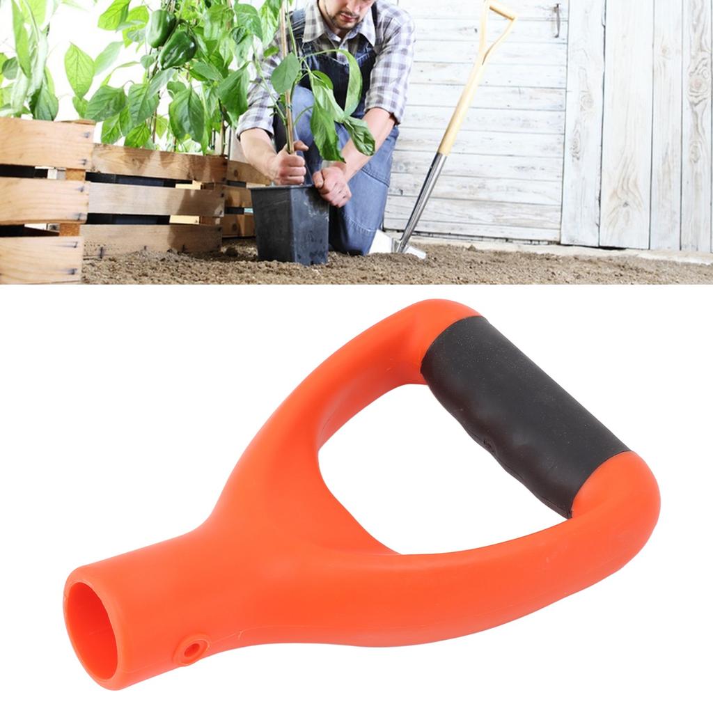 3,2 cm Spadehandtag Ergonomisk Design Multifunktionell Robust Spade D-handtag för Grävning Krattningsverktyg