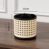 Rotating Storage Box Dressing Table Cosmetics Storage Rack Desktop Holder Rotating Large Capacity Grid Makeup Brush Storage Box