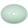 Glass Wash Basin 50 X 37 X 14 Cm White