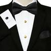 [JEWELRYWE] Bow Tie, Pocket Square, and Cufflinks Set for Men: Formal, Business, Job Interviews, Presentations, Weddings, Anniversaries, Birthdays,