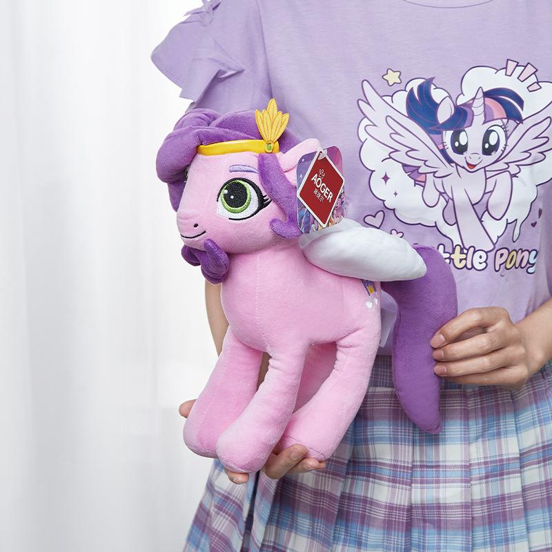 

Aoger Автентична М яка іграшка My Little Pony Lzzy Moonbow Sunny Starscout Pipp Petals Zipp Storm Hitch Trailblazer Мультяшна лялька