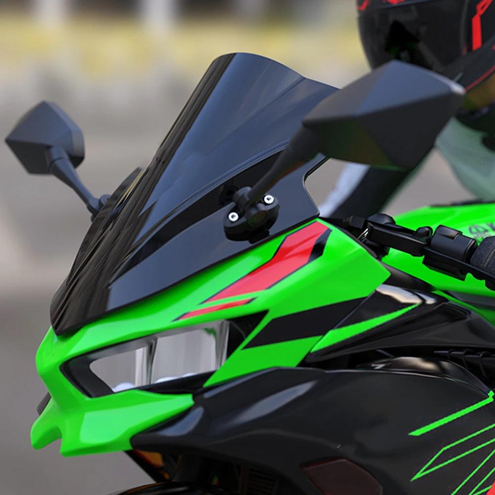 Für Kawasaki Ninja 250 300 2013-2017 Motorrad Windschutzscheibe Motorrad Visier Windabweiser Schild Zubehör