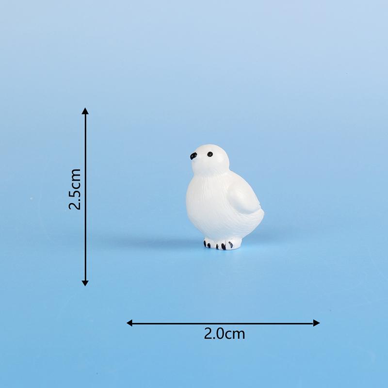 

Creative Cartoon Polar Bear Dolls Figurines Miniature Fashion Toy Desktop Car Ornament DIY Decoration Accessories Children Gifts