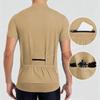 Maglia da Ciclismo da Uomo a Maniche Corte Mezza Zip Traspirante Asciugatura Rapida Leggera Top Performance per Ciclismo su Strada e Mountain Bike