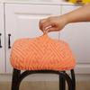 Jacquard Bar Chair Cover Stretch Short Back Bar Stool Covers Dining Room Anti-Dirty Seat Slipcovers For Hotel Wedding Home