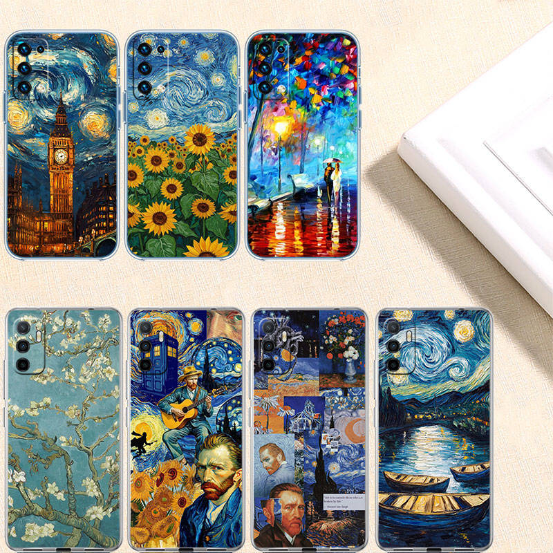IR27 Starry Night Van Gogh Case for Motorola E22S E7 G6 G7 G8 G9 Plus Power Play G10 G20 G04 E30 E40 E22 E20 E13 E15 G22 G23 G05 G75 G35 G55
