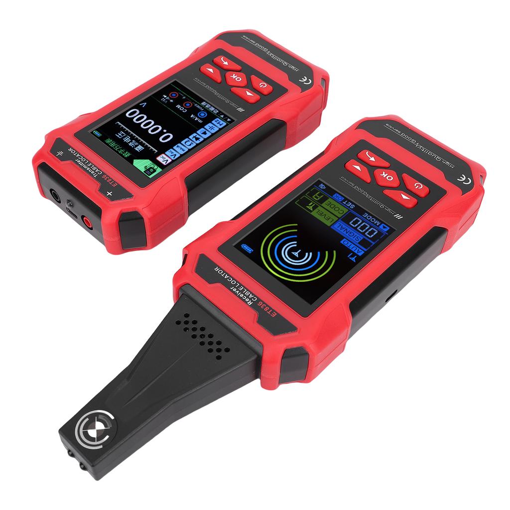 Underground Wall Cable Locator Kit with Flashlight, AC DC Voltage Detector, Electrical Cable Fault Detector, Breakpoint