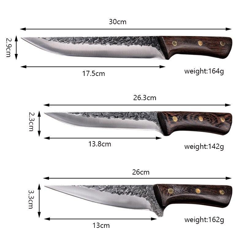 Paslanmaz Çelik Sıyırma Cleaver Balık Bıçağı Mutfak Bıçağı Şef Bıçağı Fileto Bıçağı Kesici Alet