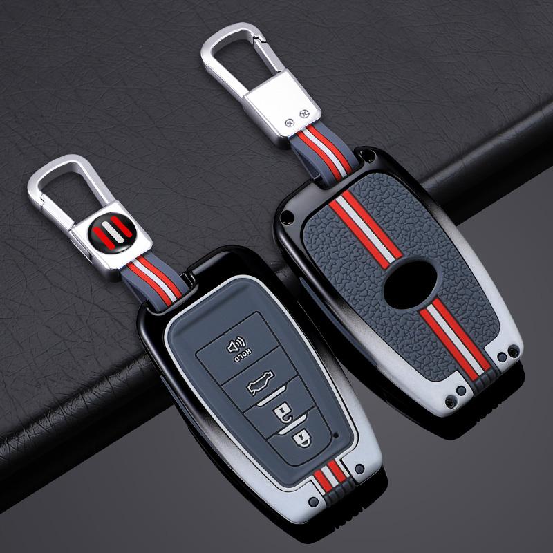 Zinc Alloy Car Remote Key Case Cover For Toyota CHR Prado 2017 2018 Prius Camry Corolla RAV4 2020 2025 2025 2025 Car Accessories