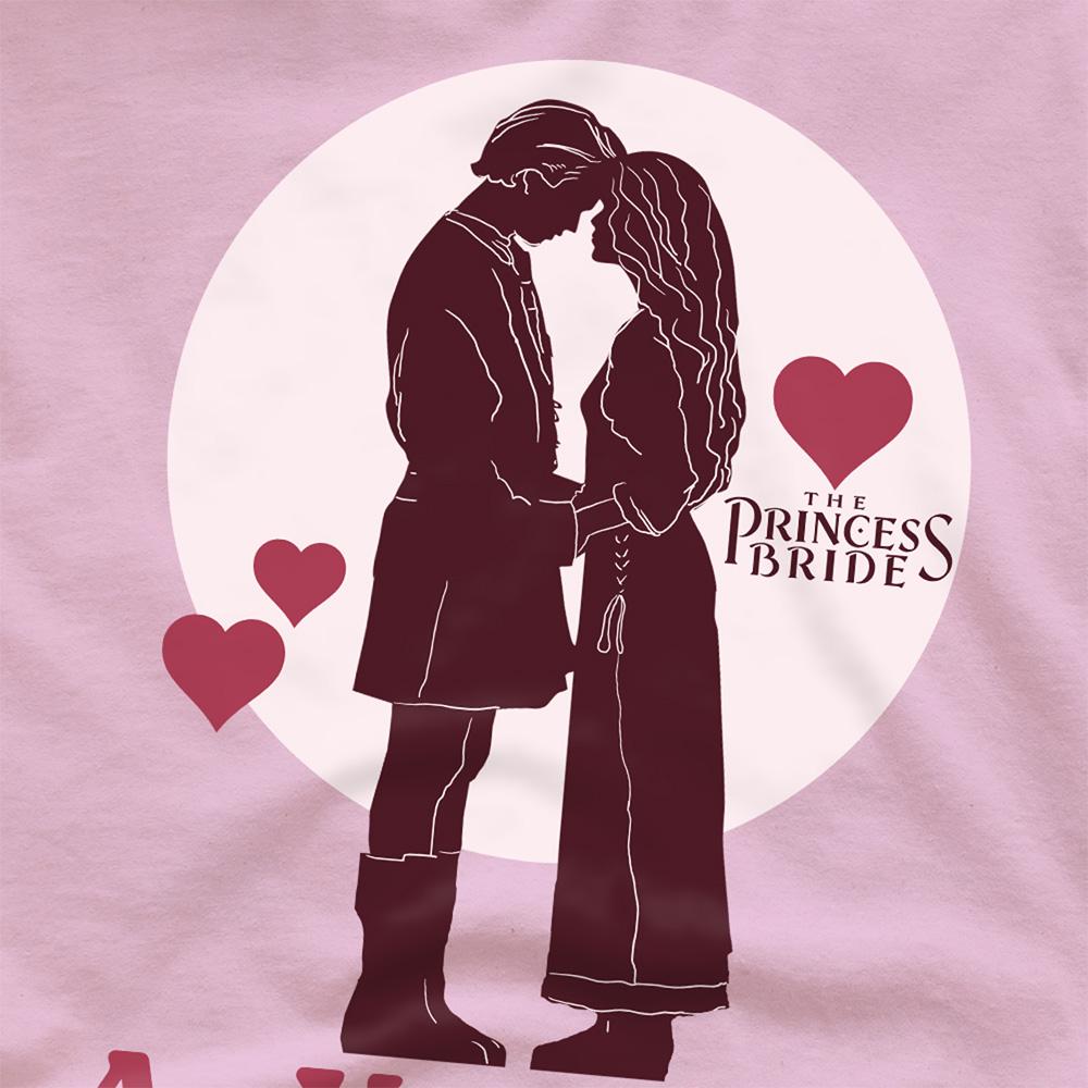 The Princess Bride Unisex Adult As You Wish Valentine`s Day T-Shirt
