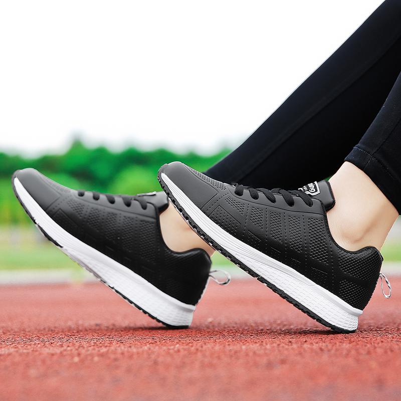 Fashion Fashion Women Sneakers Soft Vulcanize Shoes Leather Tenis Feminino Comfortable Sneakers for Moms Sports Trends Casual Female