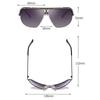 Premium Quality Oversize Goggle Frame Sunglasses With Timeless Design And Gradient Lens