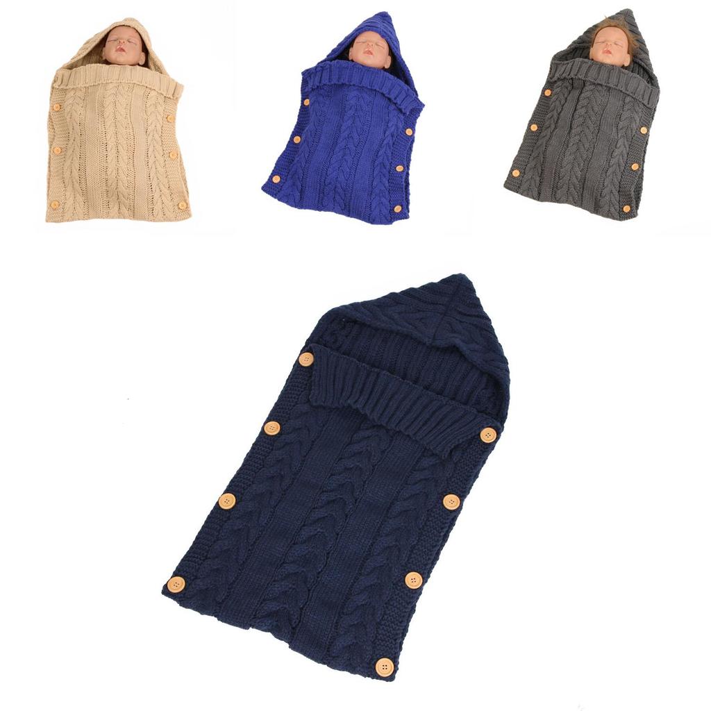 Baby Knitted Sleep Sack With Buttons For Infant Toddler Comfort And Warmth