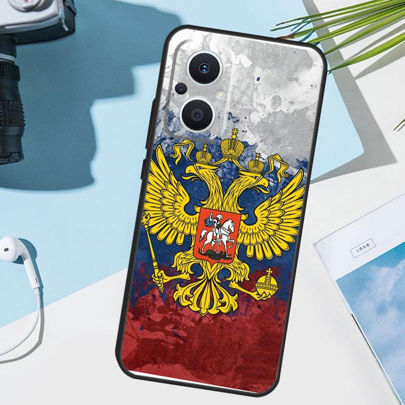 russian flag Case For OPPO Reno 12 F 13 13F 11 8T 7 8 10 Pro OPPO Find X8 X6 Pro X3 X5 Lite Cover Funda