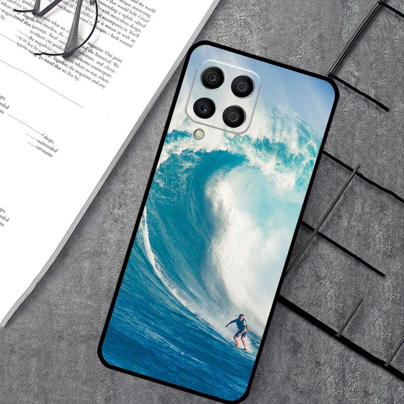 California Surfing Waves Case For Samsung Galaxy M35 M21 M12 M13 M14 M15 M06 M16 M36 M56 M31 M53 M32 M52 M55 M34 M54