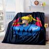 Moonlit Guardian Blanket Flannel Blanket for Bed, Sofa, Camping, Hiking, Picnic Essentials, Gift for Family Fan Gifts