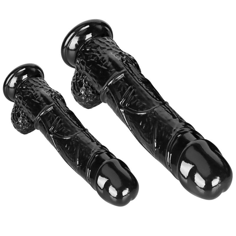 8.5cm Oversized Super Long Thick Simulation Fake Big Penis Ashes Anal Plug Backyard Chrysanthemum Toy Dildo