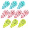 Plus Correction Tape Floral Design Assorted Yellow Blue Pink Disposable Type 5mm7.5m 10 pieces CR-