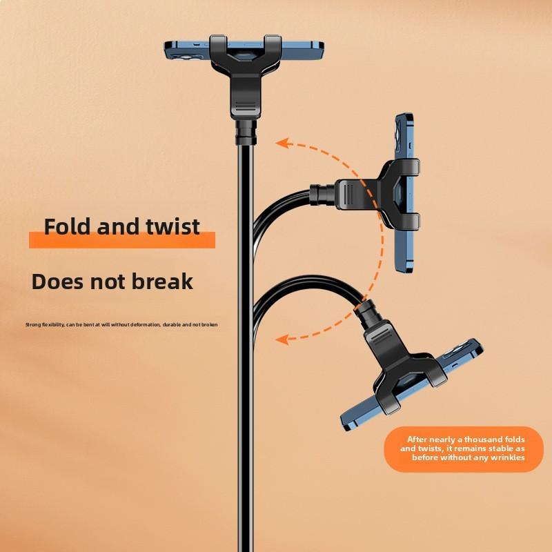 Universal Phone And Tablet Lazy Stand With Clamp Mount For Bedside And Desk Use