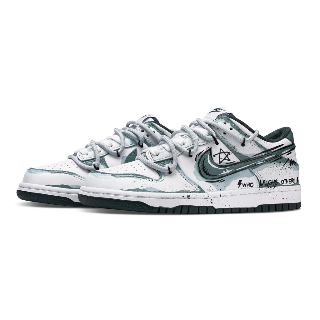 Nike Dunk Starry Sea Entry Slip Resistant Balance Lightweight Low top Skateboard Shoes Unisex Green DD1391-101(Team1190-)