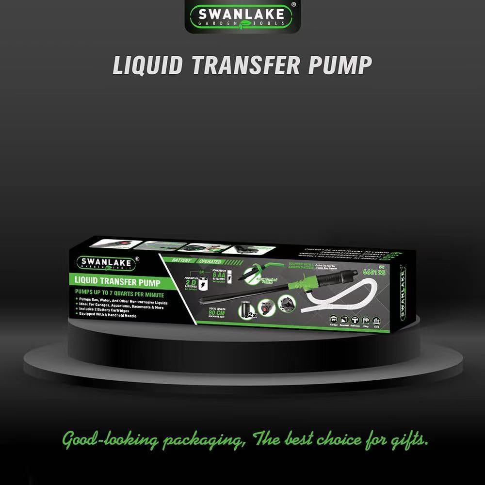 Battery-Operated Electric Oil Extractor Pump 95608S Portable Fuel Transfer Pump with Nozzle for Car Motorcycle