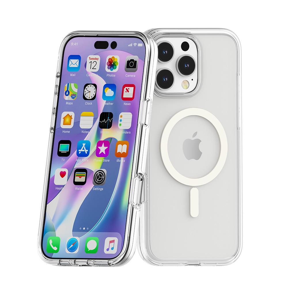 Suitable for IPHONE16PROMAX Phone Cases, N52 Strong Magnetic Attraction, Anti-drop for IPhone 15