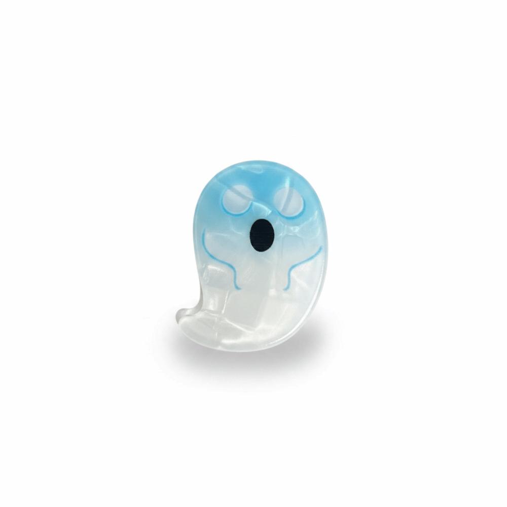 Lightweight Mini Shark Clip Acrylic Acrylic Ghost Hairpin Halloween Hair Claw Costume Night