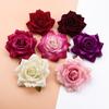 Real Touch Artificial Roses Flowers 10CM Fake Flowers Silk Roses Head  Party Wedding Decor